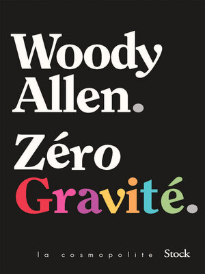 cover image of Zéro gravité